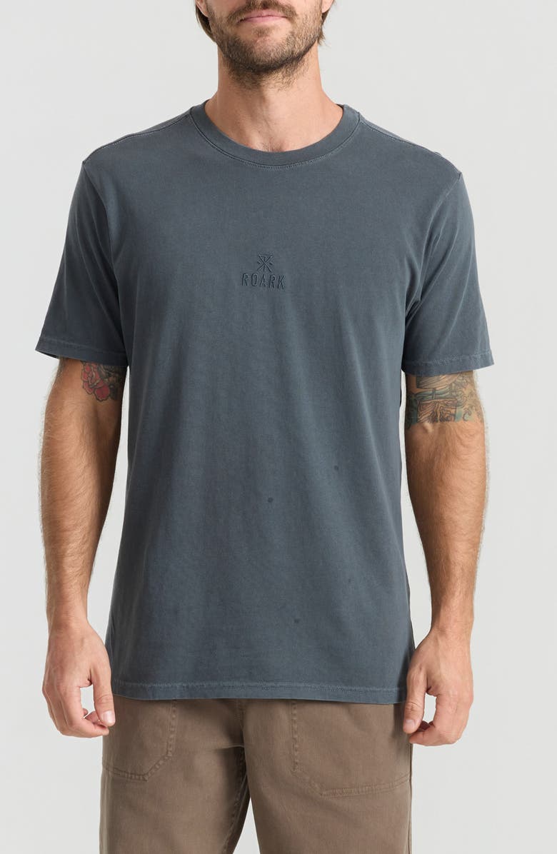 Roark Safecamp Embroidery Cotton T-Shirt, Main, color, 