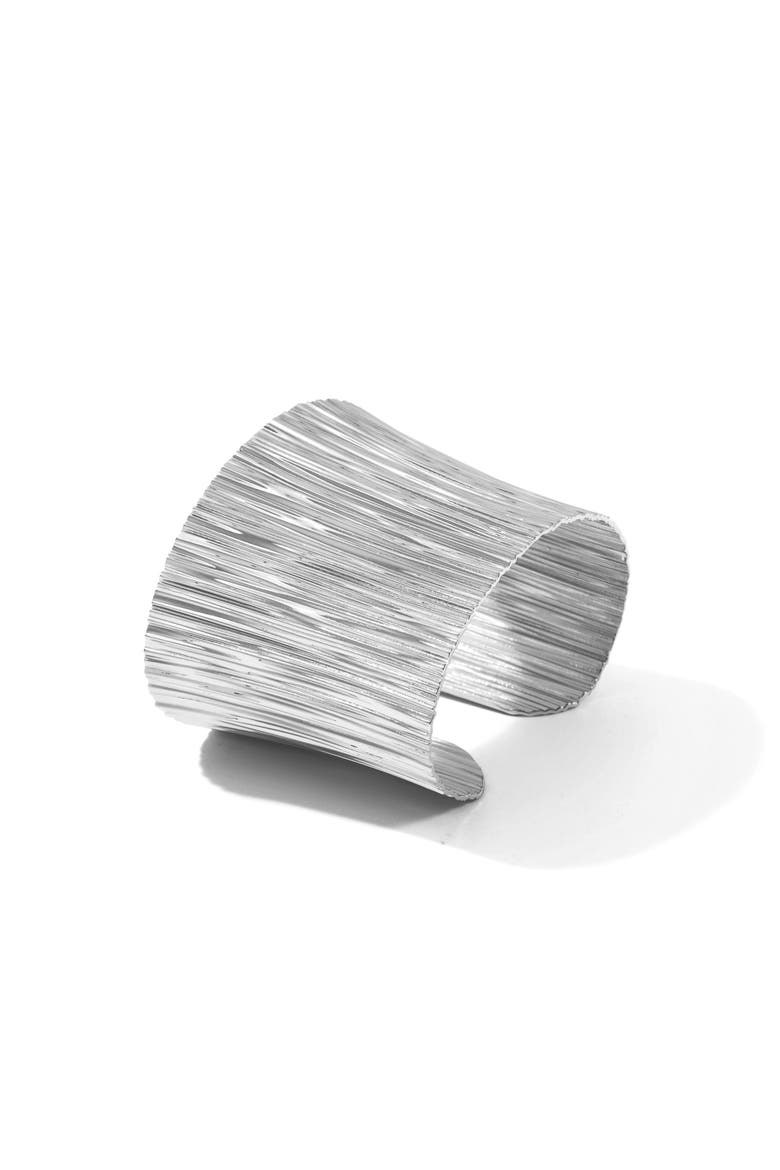 Cascade Cuff Bracelet, Main, color, Silver