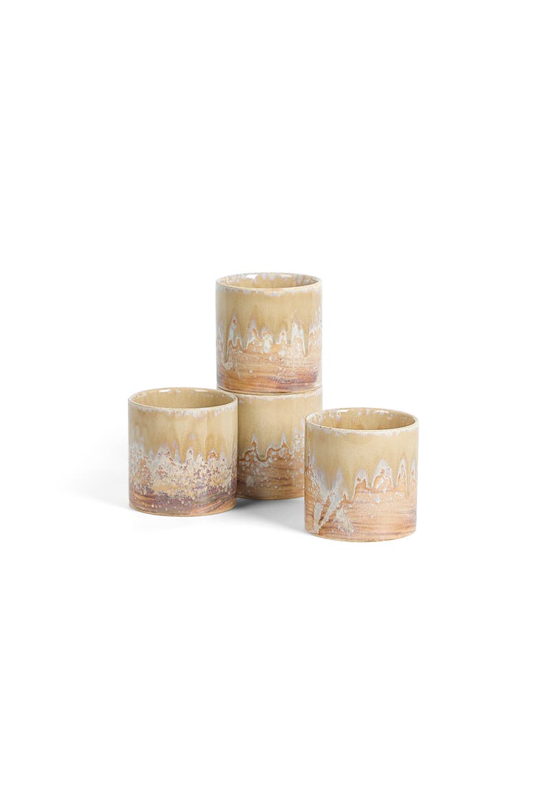 Hanami Stoneware Mug Set, Main, color, Beige