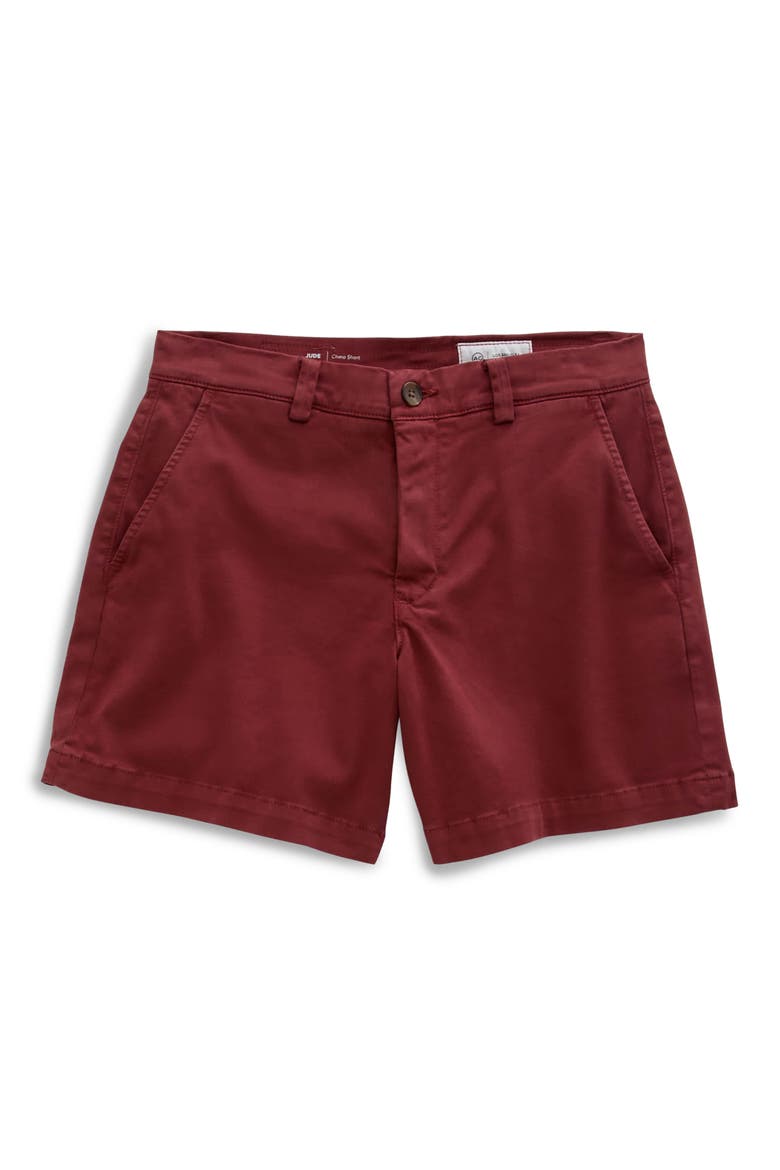 Jude Stretch Twill Shorts, Alternate, color, ADOBE CLAY