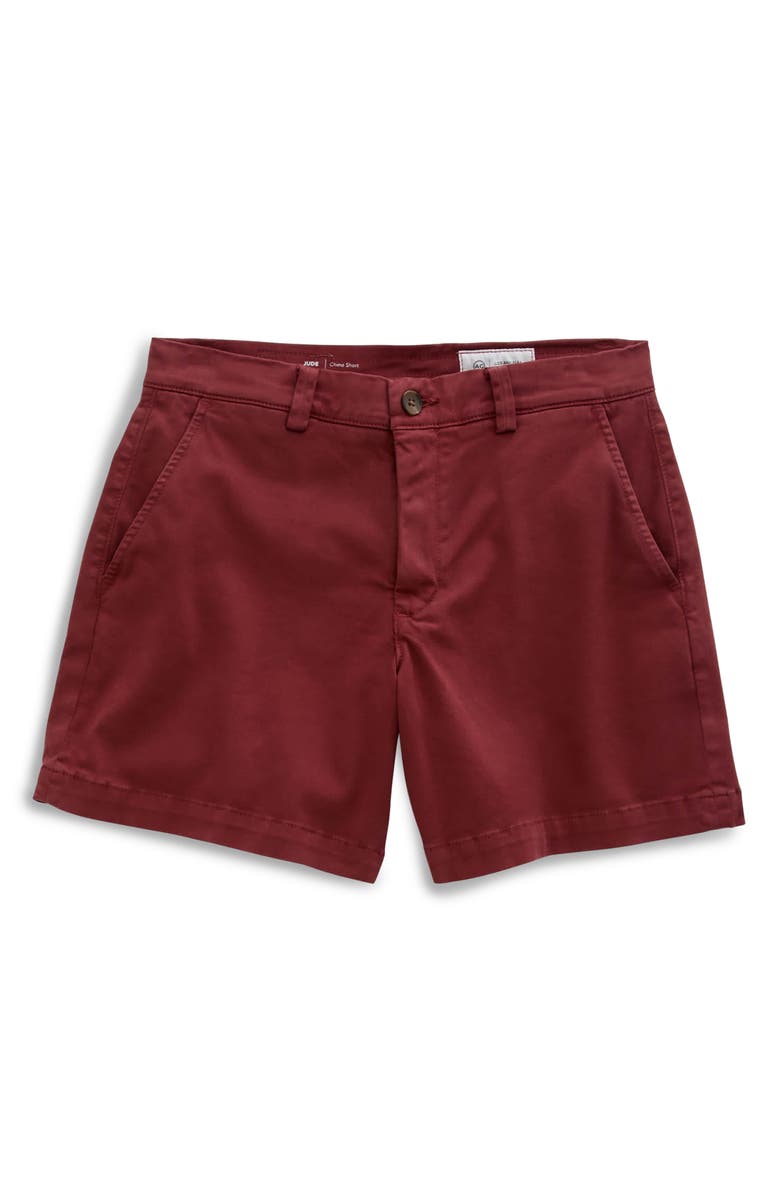 AG Jude Stretch Twill Shorts, Alternate, color, Adobe Clay