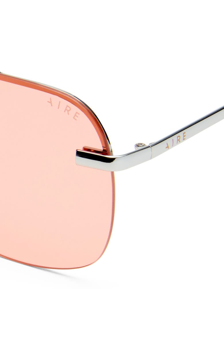 AIRE Venatici 137mm Aviator Sunglasses, Alternate, color, Silver/Cinnamon Tint