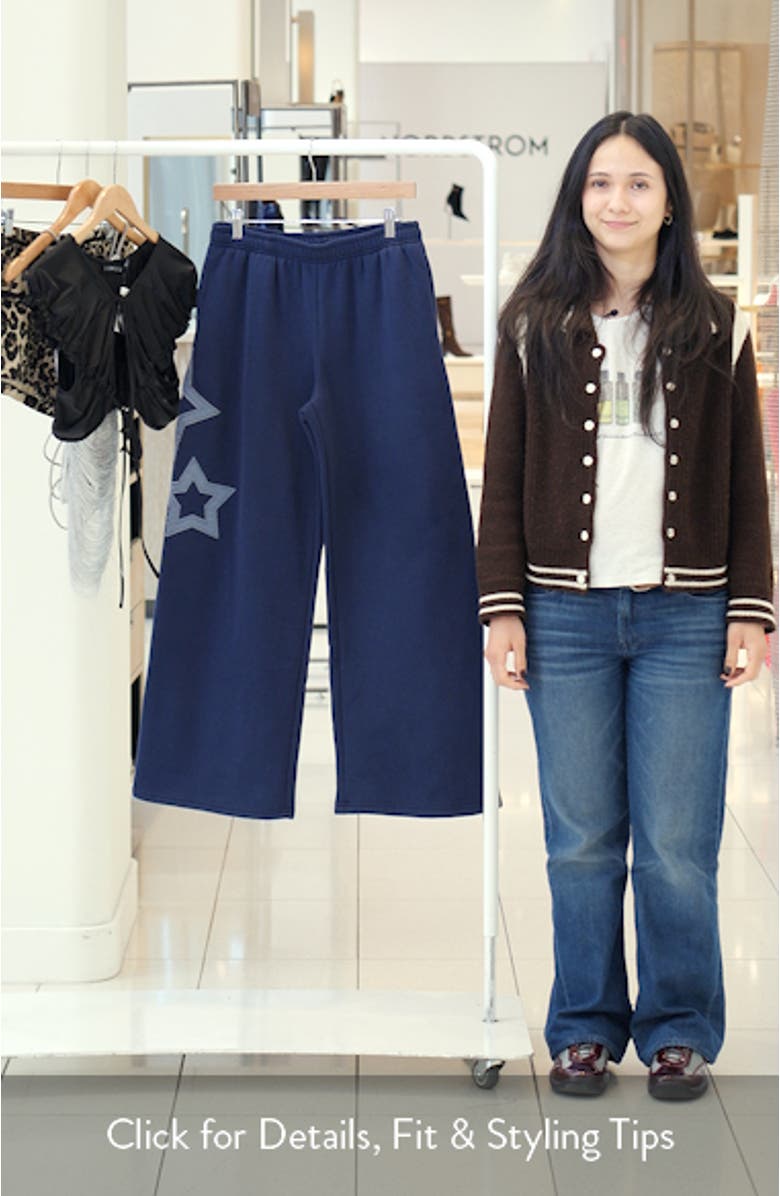 Starly Straight Leg Sweatpants, sales video thumbnail