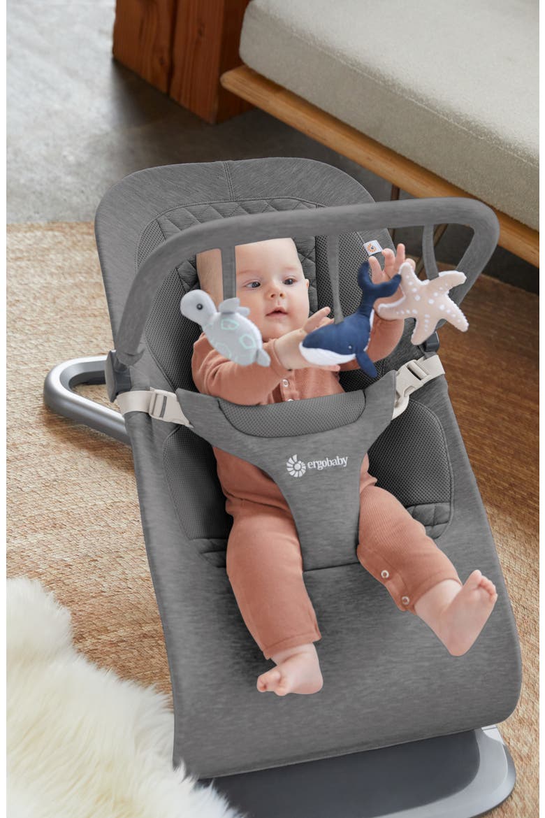 Evolve Bouncer Ocean Wonders Toy Bar, Alternate, color, CHARCOAL GREY