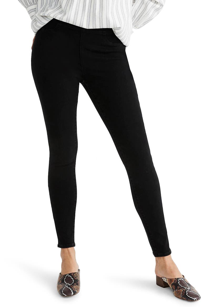 Roadtripper Pull-On Jeggings, Main, color, BLACK FROST