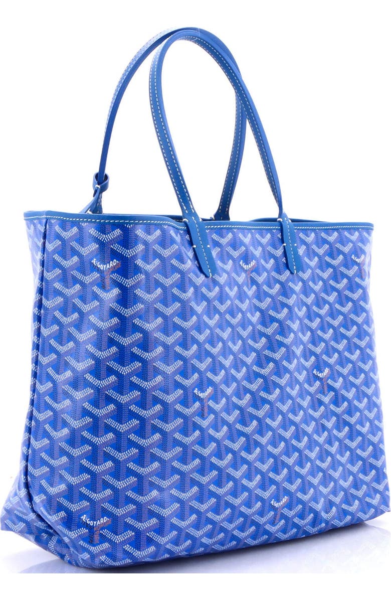 Pre-Owned Goyard Saint Louis Tote Coated Canvas PM, Alternate, color, Blue