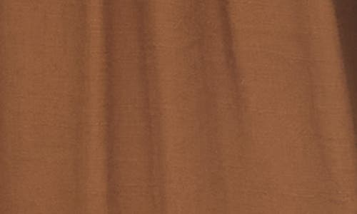 Blu Pepper Smocked Puffed Sleeve Midi Dress In Brown