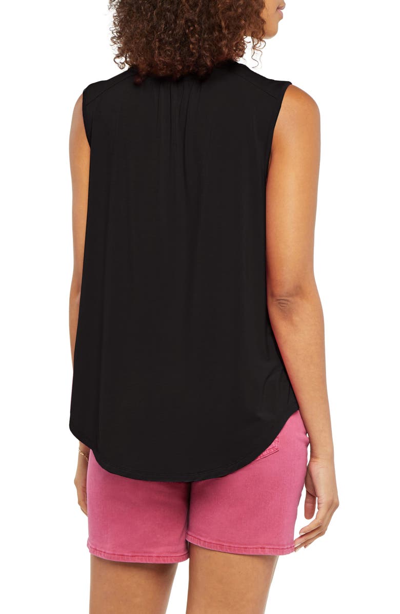 NYDJ Perfect Sleeveless Blouse, Alternate, color, Black