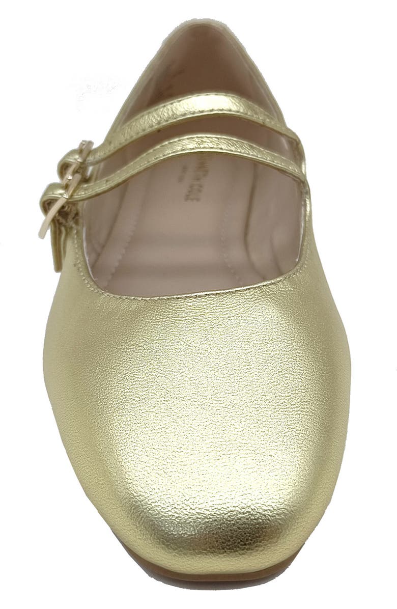 Kenneth Cole Mackenzie Mary Jane Flat, Alternate, color, Gold