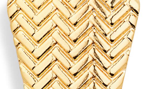 Area Stars Textured Drop Earrings In Gold