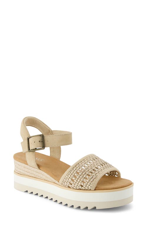 TOMS TOMS DIANA PLATFORM WEDGE SANDAL 
