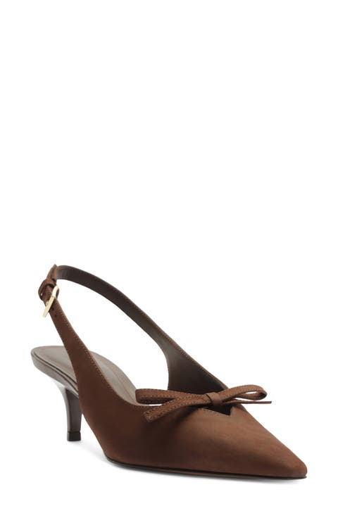 Bowie Slingback Pointed Toe Pump (Women)