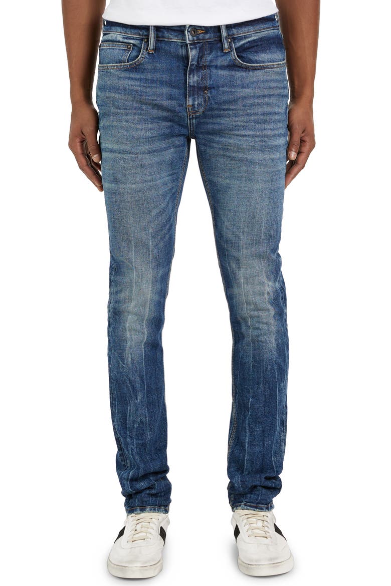 Viability Skinny Jeans, Main, color, MEDIUM INDIGO