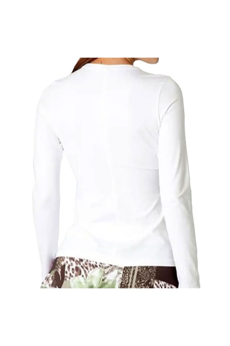 UV Colors Womens Long Sleeve Tennis Shirt, Alternate, color, White