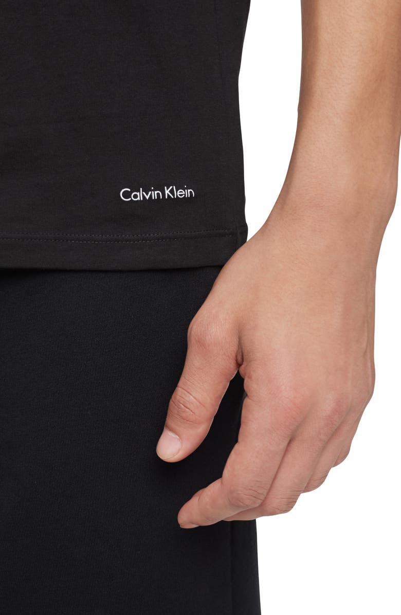 Calvin Klein 3-Pack Slim Fit Cotton Crewneck T-Shirt, Alternate, color,