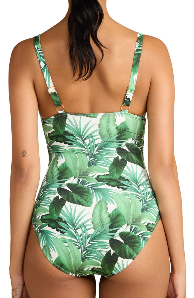 Hanky Panky Underwire One-Piece Swimsuit, Alternate, color, Stay Palm