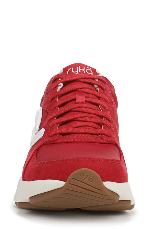 Ryka Rykä Podflow Retro Walking Sneaker In Red
