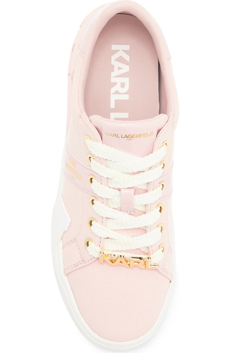 KARL LAGERFELD PARIS Mablyn Low Top Sneaker, Alternate, color, Light Blush