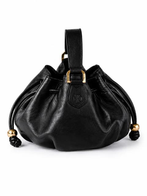 Lunaire Smooth Leather Crossbody Bag
