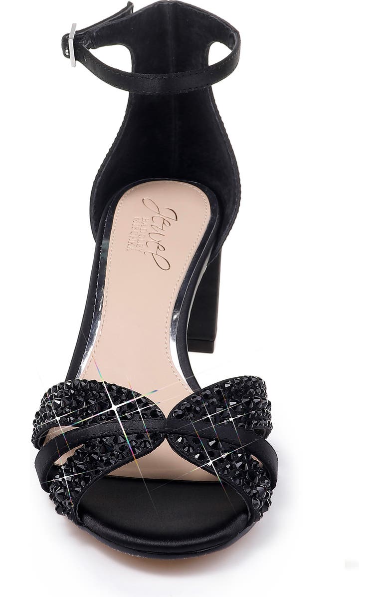 Jewel Badgley Mischka Sequoia Crystal Embellished Ankle Strap Sandal, Alternate, color,