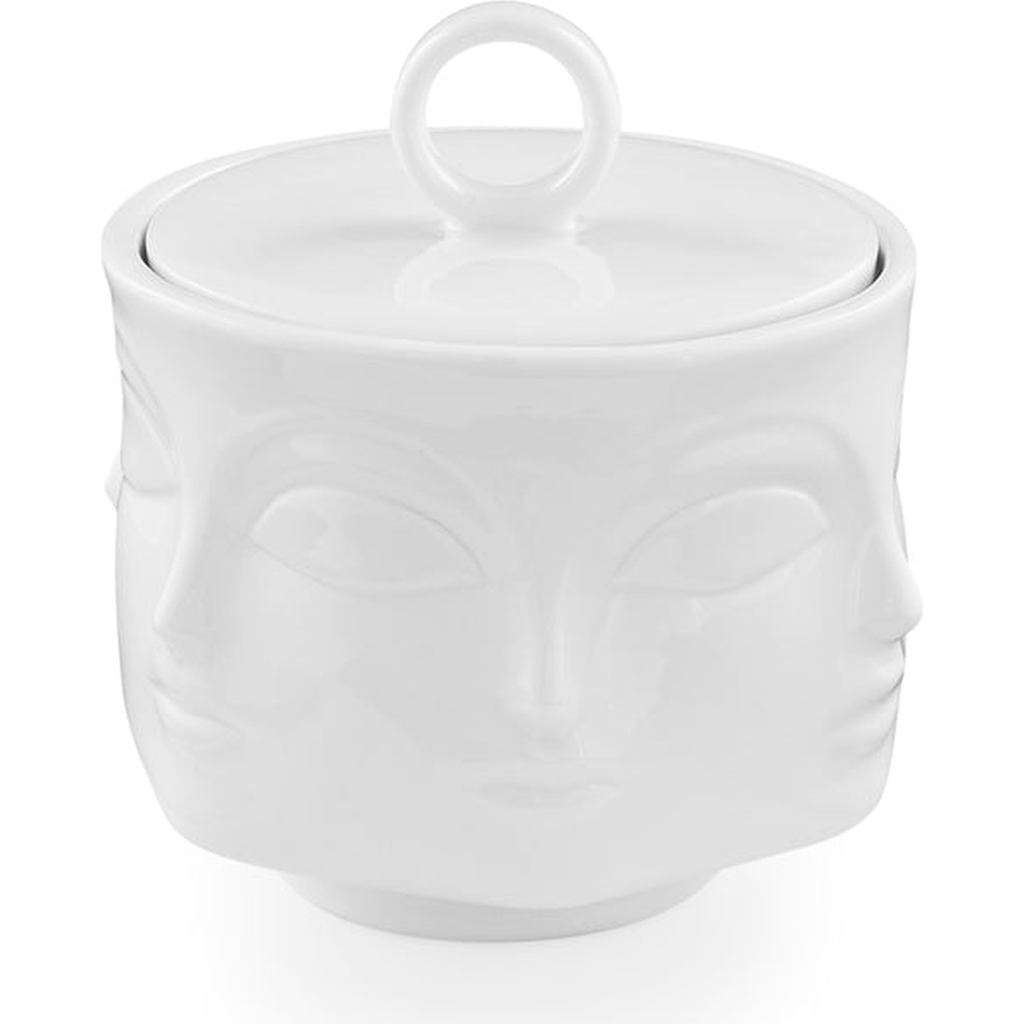 Jonathan Adler Dora Maar Sugar Bowl In White