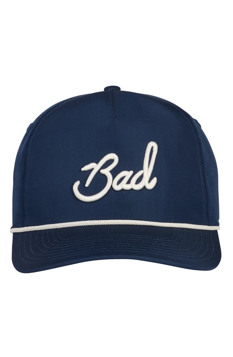 Bad Birdie Bad Rope Snapback Golf Cap, Alternate, color, Dark Navy