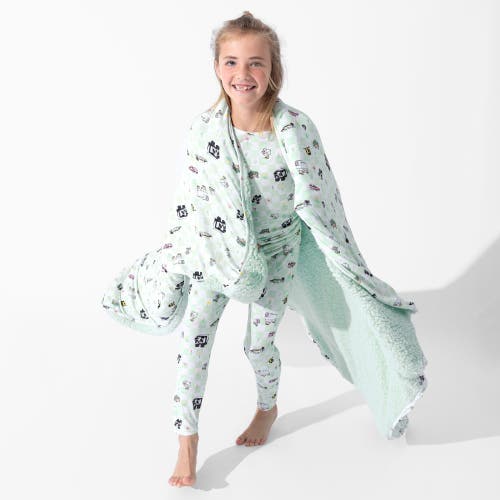 Bellabu Bear Kids' Minecraft Sleep Repeat Set Of 2 Piece Pajamas In Multi