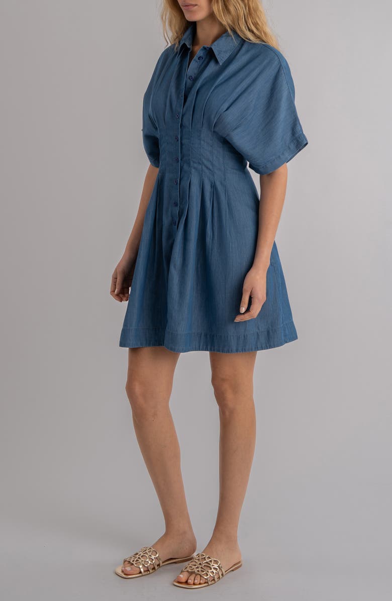 KUT from the Kloth Francesca Dolman Sleeve Button-Up Shirtdress, Alternate, color, 