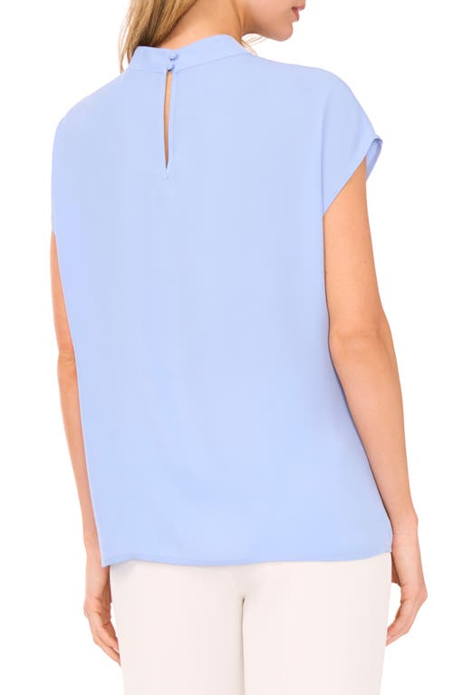 Halogenr Halogen(r) Mock Neck Cap Sleeve Shell