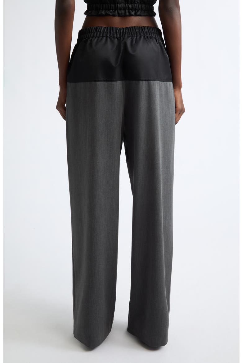 Elisabetta Wide Leg Pants, Alternate, color, CHARCOAL HEATHER GREY