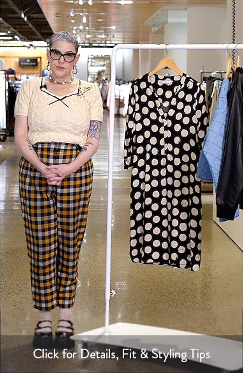 Nokolo Polka Dot Shift Dress, sales video thumbnail