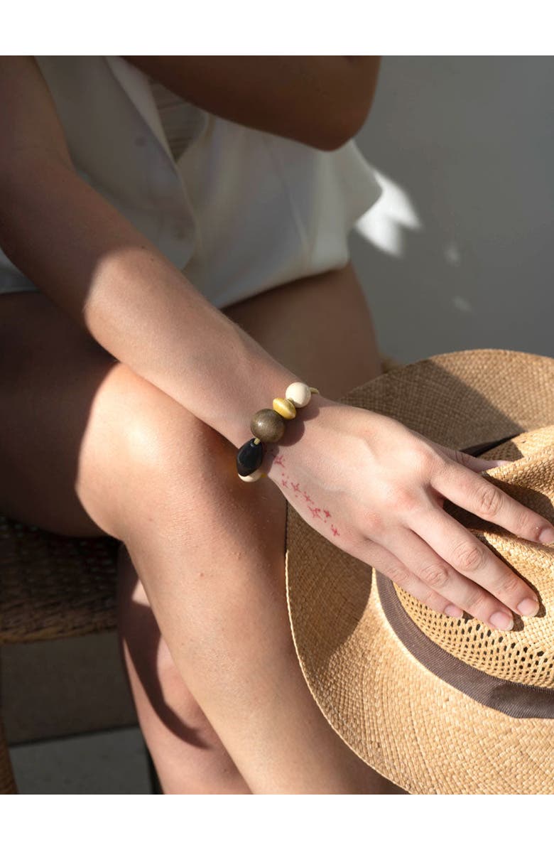 By Lilla Cacao Capsule Bracelet Hair Tie, Alternate, color, Multi