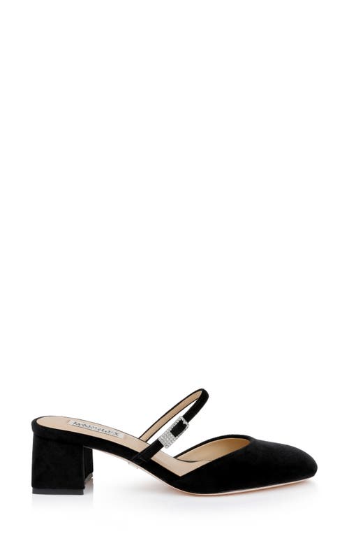 Badgley Mischka Collection Valarie Mary Jane Mule In Black