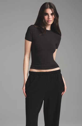Cotton Blend Fleece Straight Leg Sweatpants
