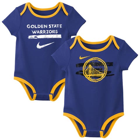 Infant Nike Royal Golden State Warriors Courtside Premier 2-Pack Bodysuit Set