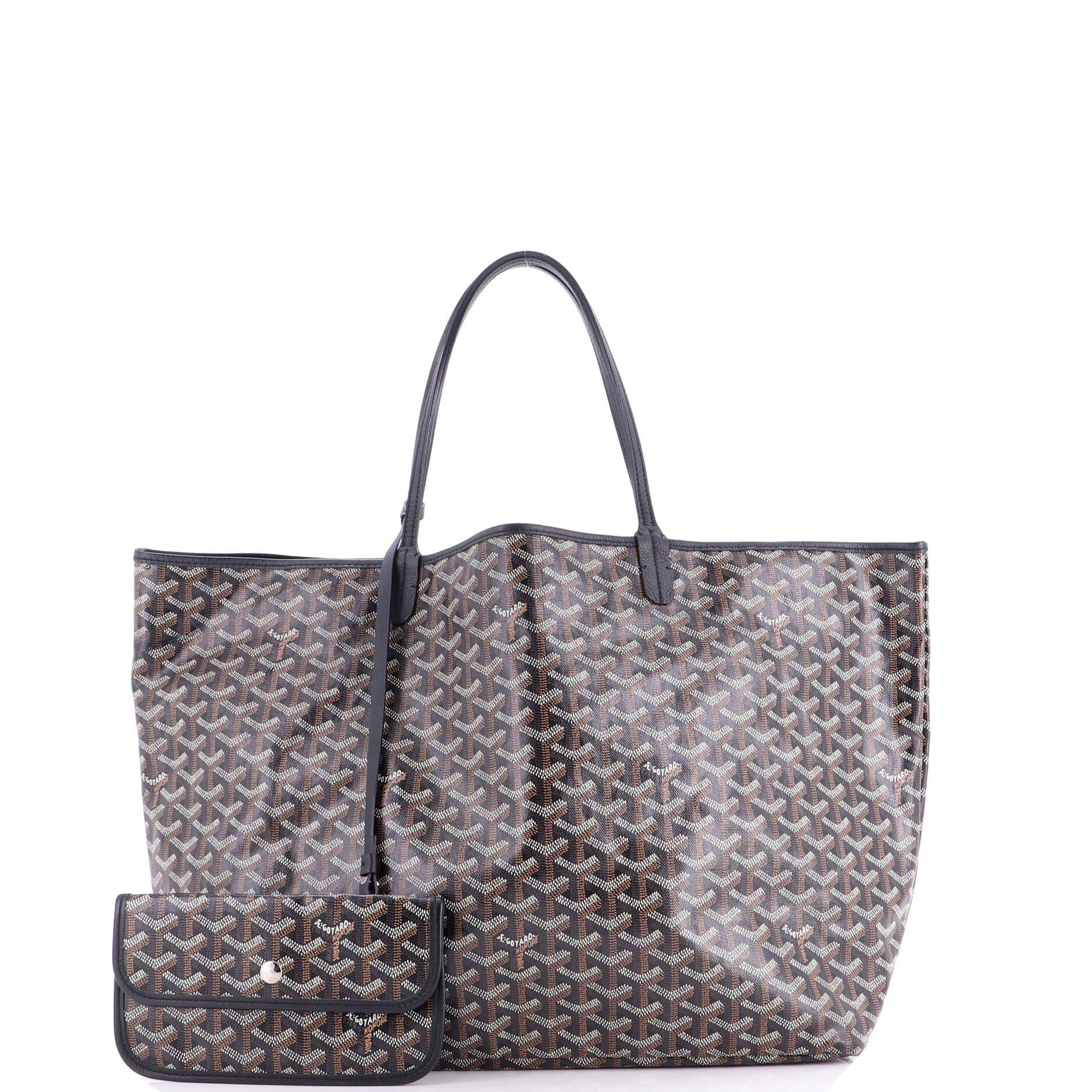 Pre-Owned Goyard Saint Louis Tote Coated Canvas GM, Alternate, color, 