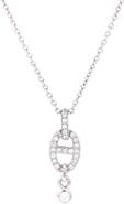 Pre-Owned Hermes Farandole Pendant Necklace 18K White Gold and Diamonds