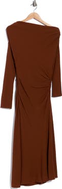 A.L.C. Piper Ruched Long Sleeve Dress