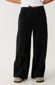 Rip Curl Bossa Nova Cotton Twill Drawstring Pants
