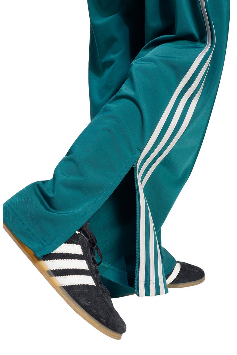 Loose Full Length Track Pants, Alternate, color, RICH GREEN/ GREY TWO