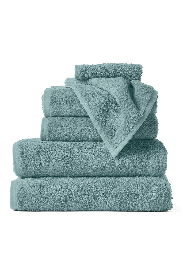 Cloud Loom™ Organic Cotton 6-Piece Towel Set, Main, color, PACIFIC BLUE