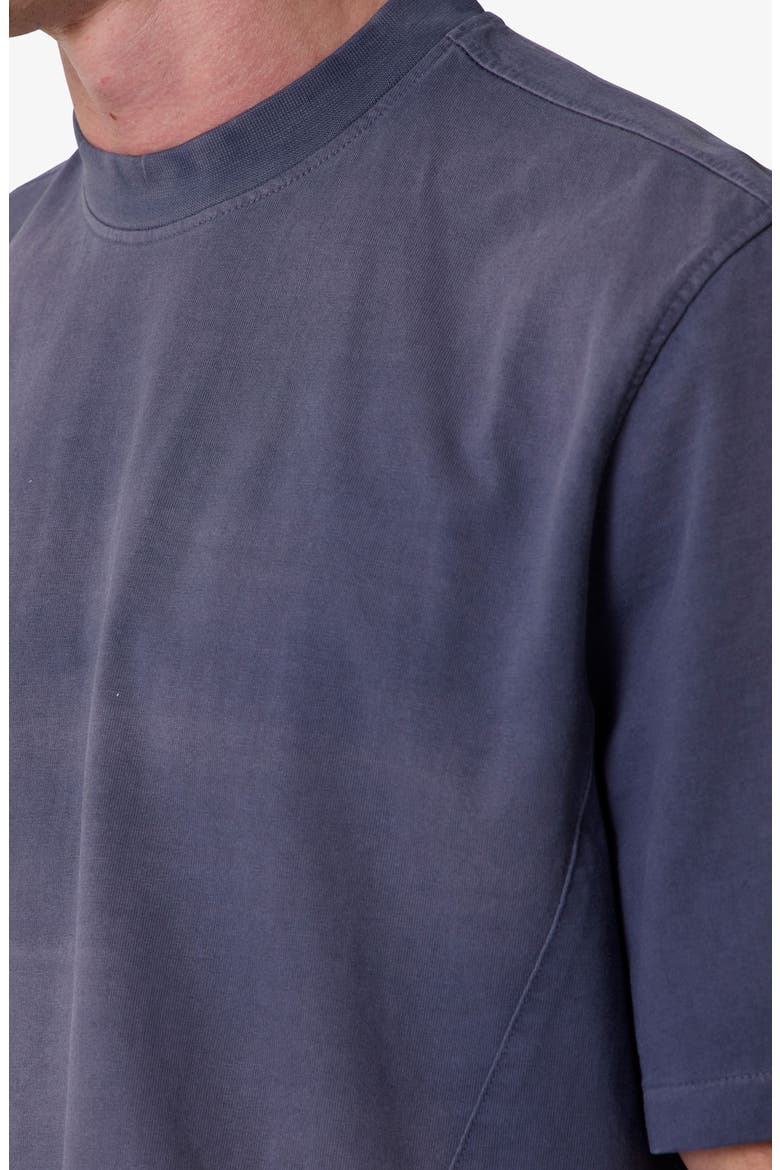 Dart Washed Cotton T-Shirt, Alternate, color, WASHED NAVY