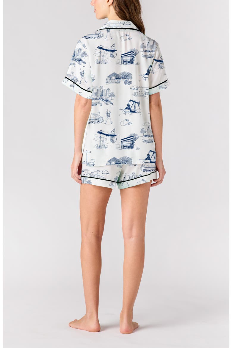 Houston Toile Shorts Set, Alternate, color, White