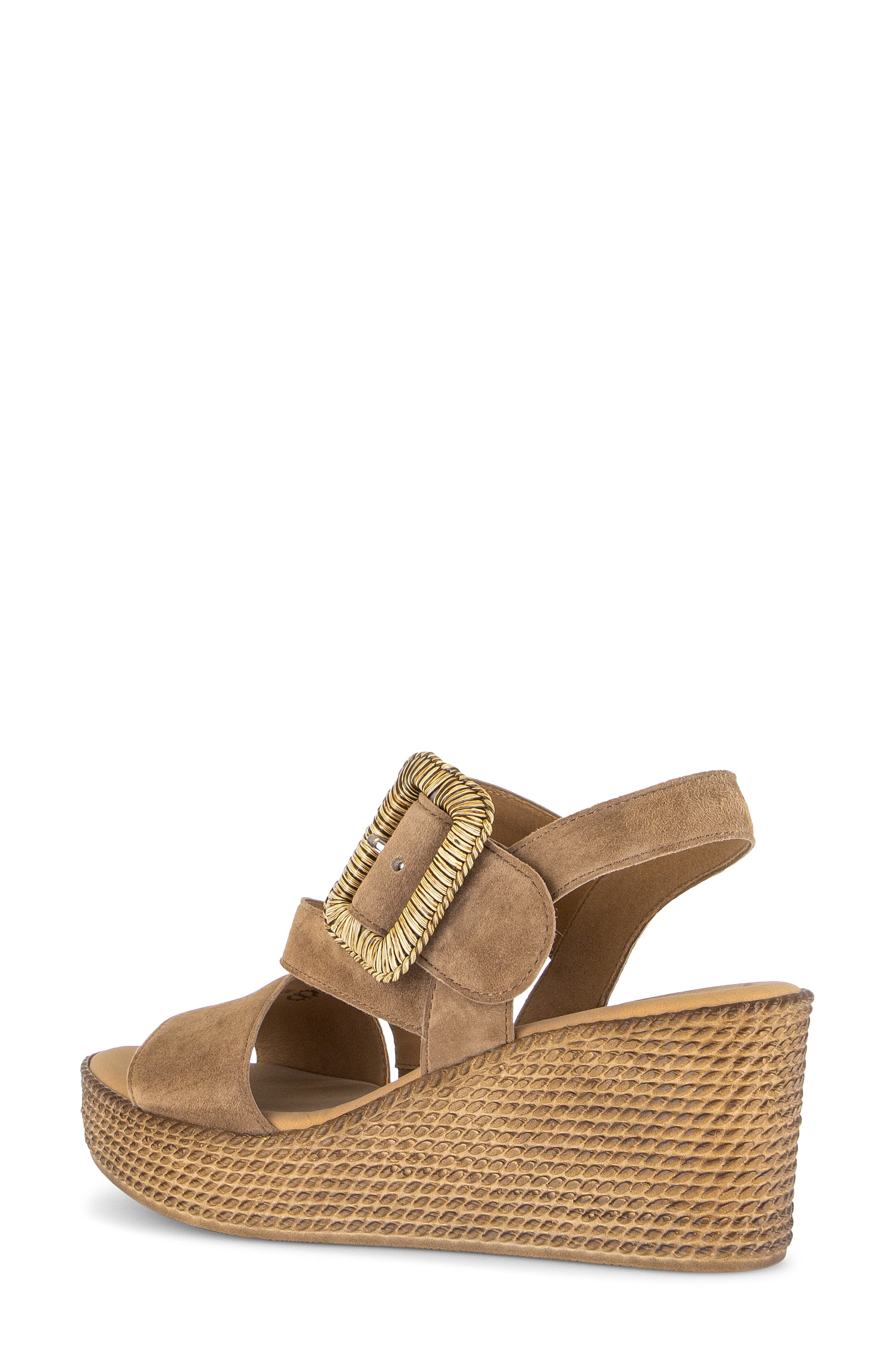 Gabor 84.771 Platform Wedge Sandal, Alternate, color, Peanut