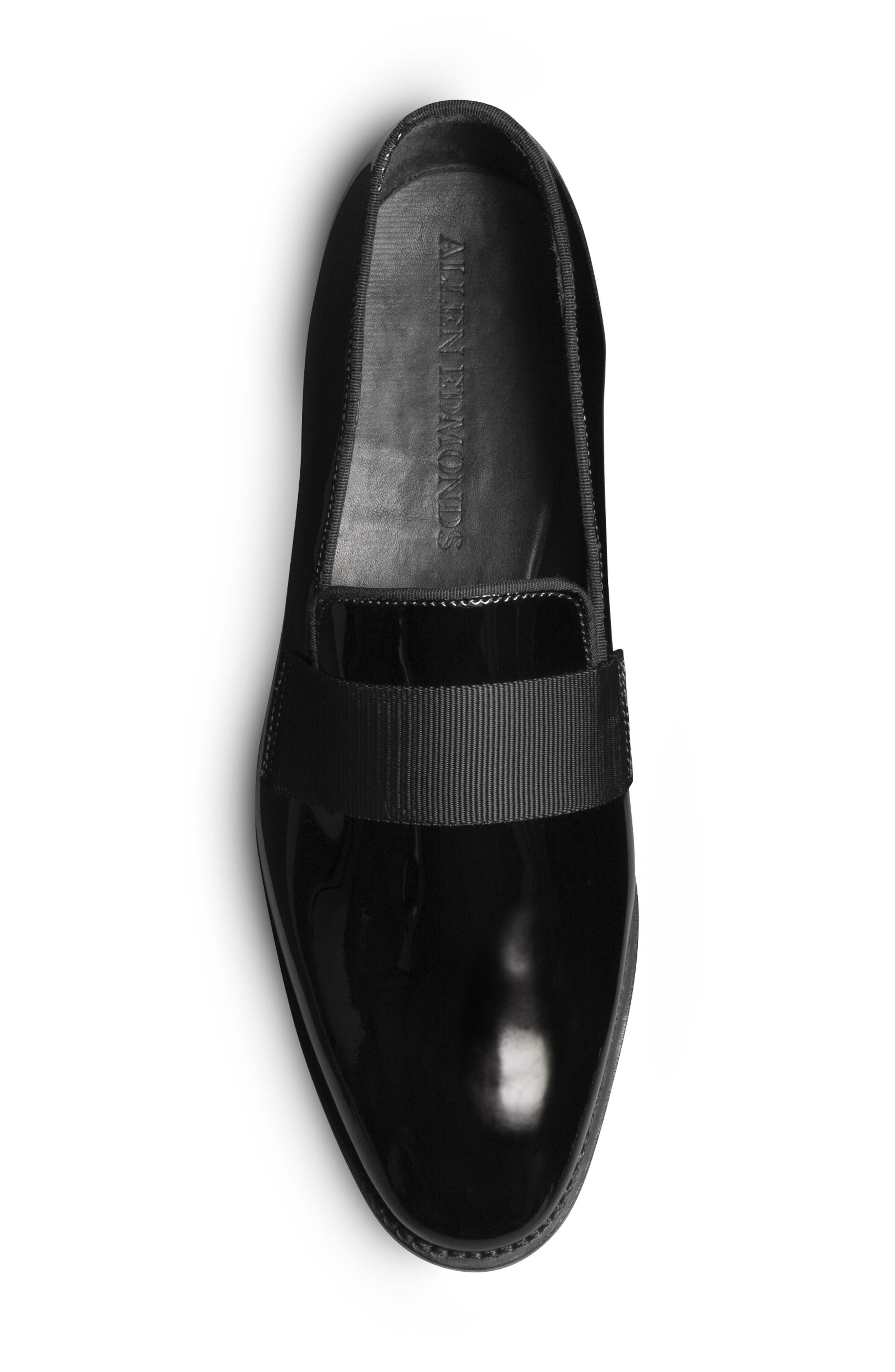 Allen Edmonds James Patent Leather Loafer, Alternate, color, Black