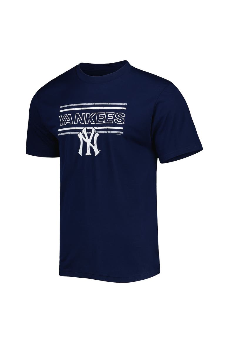 Men's Concepts Sport Navy/Gray New York Yankees Badge T-Shirt & Pants Sleep Set, Alternate, color, Navy