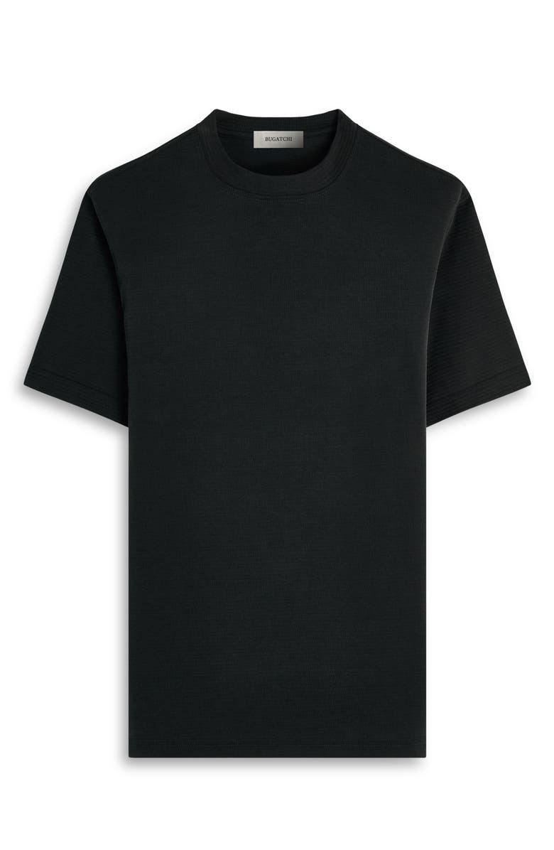 Bugatchi Orville Crewneck T-Shirt, Alternate, color, Black
