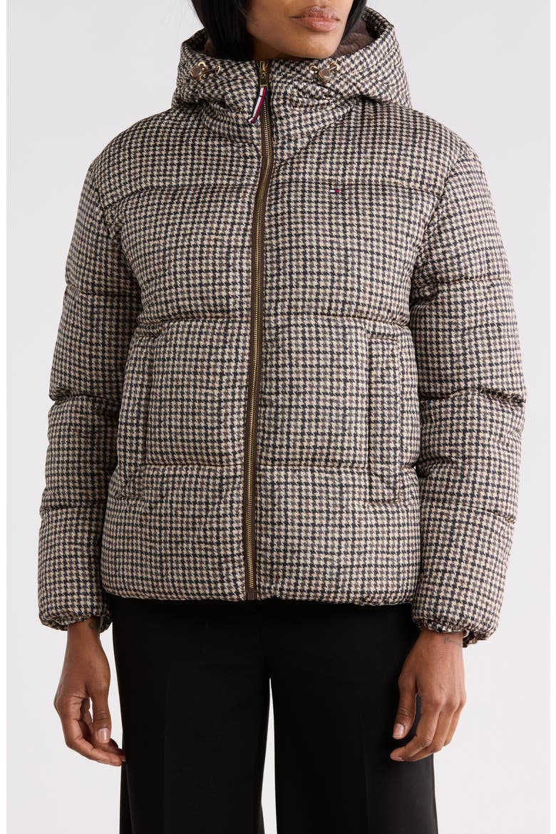 Plaid Puffer Jacket, Main, color, PLAID