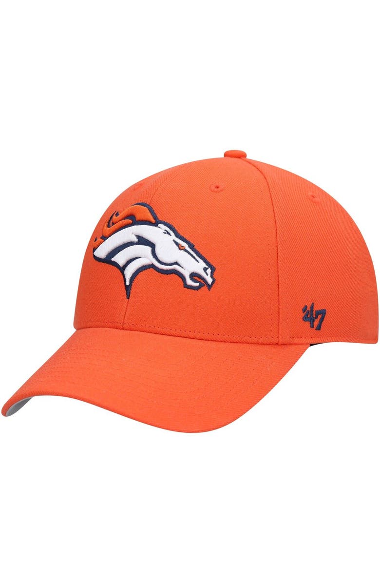 '47 Men's '47 Orange Denver Broncos MVP Adjustable Hat, Main, color, 