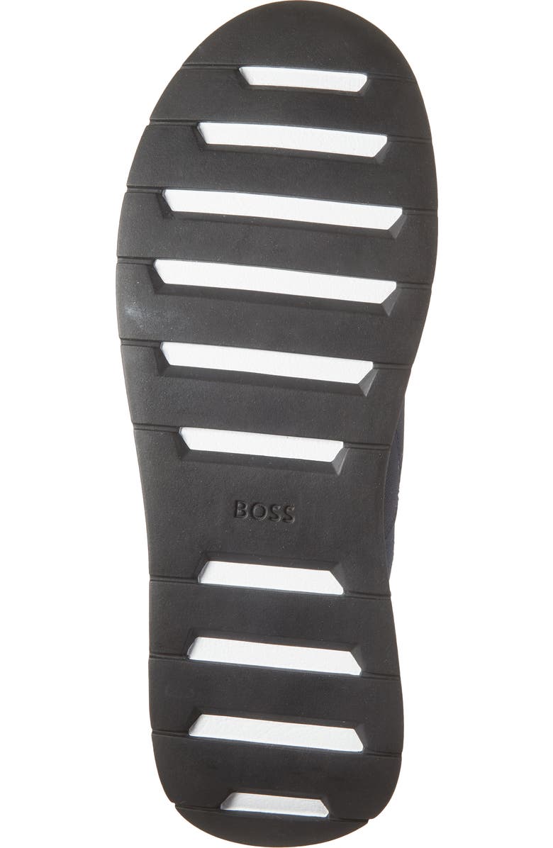 BOSS Titanium Runn Knit Sneaker, Alternate, color, Dark Blue